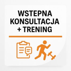 Wstępna konsultacja + trening personalny